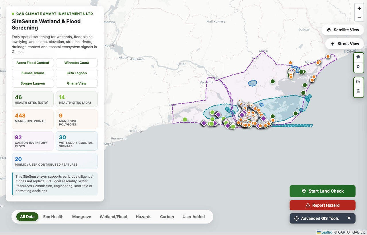 Ghana Ramsar & Wetland Checker