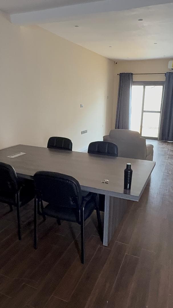 Furnished workspace at the GAB Accra office in Tse Addo